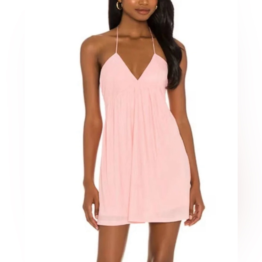 Super down Pink Mini Dress